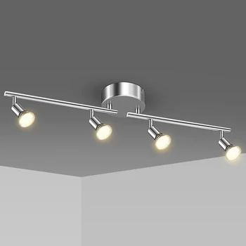 3/4 Galvutės, LED Pasukti Virtuvės Lubų Šviesos Kampas Reguliuojamas GU10 Lempos Laikiklis Vitrina Sienos Sconces Kambarį Vietoje Apšvietimas