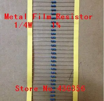 Nemokamas Pristatymas 100vnt/daug 0.25 W Metalo Kino Rezistorius +-1% 5.6 R 1/4W