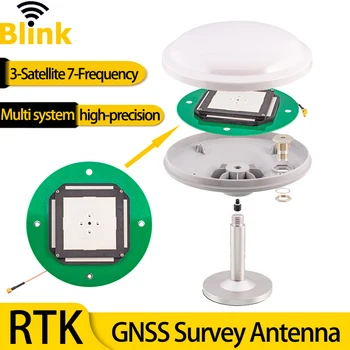 GNSS Geodezijos Antena Built-in RTK Imtuvas Beidou GPS GLONASS 3-Palydovinės 7-Dažnio, Kasybos Mašinos/Autopilotas