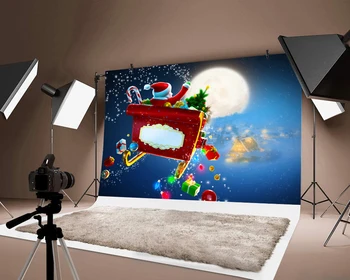 Linksmų Chirstmas Plona Vinilo Fone Nuotrauka Mielas Kalėdų Dizaino, Vaikams, Vaikų Fotografija Fone Gimtadienio Šventė Šaliai Dekoro