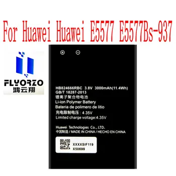 Aukštos Kokybės 3000mAh HB824666RBC Baterija Huawei Huawei E5577 E5577Bs-937 Mobilusis telefonas