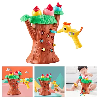 Vaikai Tikroviška Paukščių Gaudyti Vabzdžių Žaislai 6-8 Metų amžiaus Vaikams Smegenų Mokymo Pagerinti Intellgence Žaislai