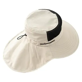 Gražus Saulės Bžūp Greitai džiūsta Unisex UV Apsauga Kaklo Flap Saulės Skrybėlę Žvejys Skrybėlę nuo Saulės Skrybėlę
