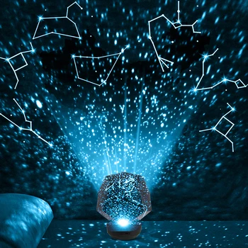 Kūrybos Projekcija LED Lempos Naktį Šviesos Žvaigždėto Dangaus Projekcija, Kosmosas led pagrindiniai kištukiniai naktinių lempų lizdai, Lempos Vaikas, Dovana, Namų Puošybai
