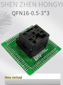 QFN16 MLF16 Įrašyti į Lizdą IC Bandymų Lizdas IC550-0164-005-G Pikio 0,5 mm Drožlių Dydis 3*3 