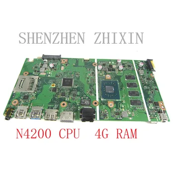 yourui X541N pagrindinėse plokštėse už ASUS X541NA X541 Nešiojamojo kompiuterio pagrindinę plokštę su N4200 CPU 4G RAM mainboard REV2.1 viso BANDYMO