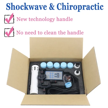 Naujas Shockwave Terapijos Mašina, Profesionalus Kūno Masažas ED Gydymo Sporto Traumų Skausmą Sveikatos Priežiūros Chiropractic Įrankiai
