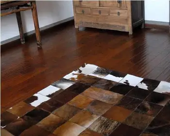 2018 nemokamas pristatymas 1 kvadratinį metrą 100% natūralus rankų karvės odos baseinas grindų kilimėlis