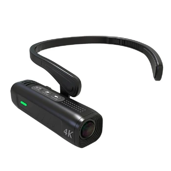 1Set Veiksmų Fotoaparato 4K Sporto Šalmo Kamera Galvos Anti-Shake Naktinio Matymo DVR Belaidžio Diktofonas ABS