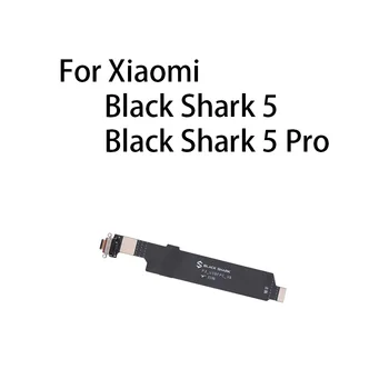 USB Įkrovimo Uosto Jack Jungtį Įkraunama Valdybos Flex Kabelis Xiaomi Black Shark 5 / Black Shark 5 Pro