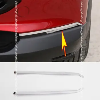 Tinka Mazda CX-30 2020-2021 Naujų Automobilių Nerūdijančio Plieno Priekiniai Rūko Šviesos Lempos Antakių Padengti Apdaila Liejimo Optikos Reikmenys 2VNT