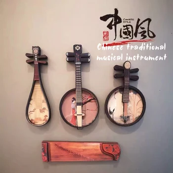 Lute Guzheng Kinijos Muzikos Instrumentas, Šaldytuvas Magnetai Sienos Suvenyras Namų Šaldytuvai Dekoro Magnetinių Lipdukų Dekoravimas