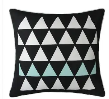 medvilnės audinio paprasta abstrakčiai pagalvėlė padengti geometrinis mesti pagalvę padengti sofa juosmens užvalkalas trikampio pagalvių užvalkalus patalpų