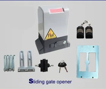 Automatinis Stumdomas Vartai opener vartų sistemos, variklio, nustatyti 500kg stumdomų vartų su 2 nuotolinio valdikliai
