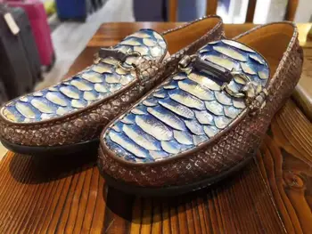 2019 naujos gamybos 100% realių originali python odos gyvatės odos mados sneaker batų su natūralios karvės odos, odos pamušalas