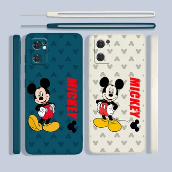 Disney Mickey Mielas Telefoną Atveju KOLEGA Rasti X5 X3 X2 Lite Pro Neo A96 A94 A93 A77 A76 A74 A73 Skysčio Virvę Dangtis