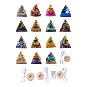Crystal Piramidės Statulėlės, Natūralus Akmuo Kristalas Energijos Generatorius Namo Kambaryje Darbalaukio Ornamentai, Papuošalai, Dovana Amatų