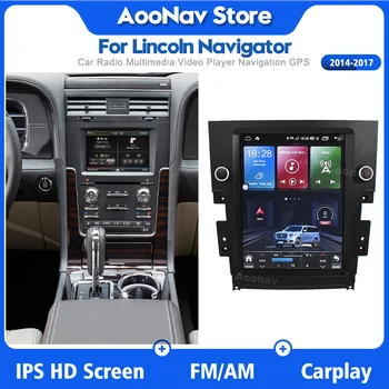2din Android 10.0 automobilio radijo jutiklinį ekraną, Skirtą Lincoln Navigator 2014 - 2017 automobilio garso sistemos multimedia player belaidžio carplay