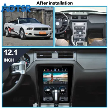 Android 7.1 Tesla stiliaus Automobilis Ne DVD Grotuvas GPS Navigacija Ford Mustang 2010-2014 galvos vienetas multimedijos magnetofonas HD IPS