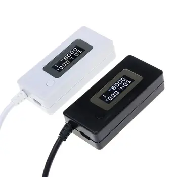 LCD Apšvietimas USB Srovė baterijos Talpa Testeris, Matuoklis Įkroviklis Gydytojas Voltmeter Ammeter Stebėti Detektorius Mobilusis Telefonas
