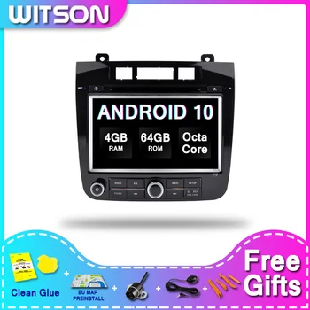 WITSON Android 10.0 Car DVD GPS Navigacija V W T OUAREG 2012-2015 m.