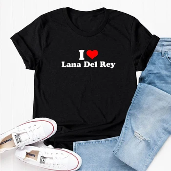 Man Patinka Lana Del Rey T Medvilnės Marškinėliai trumpomis Rankovėmis Tee Marškinėliai Laiškas Spausdinti Marškinėlius Streetwear Unisex marškinėliai Moteriška Apranga Tees