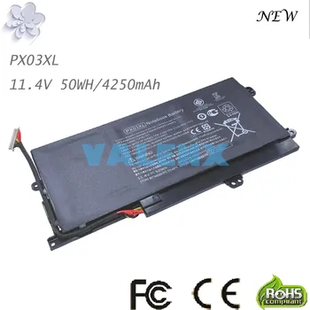 50WH 11.4 V laptopo baterija HP PX03XL 714762-2C1 714762-421 HSTNN-LB4P TPN-C109 TPN-C110 TPN-C111 Touchsmart M6 M6-k K002TX