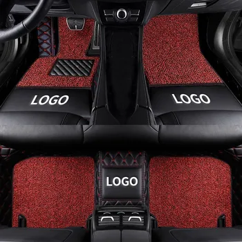 Šilko ratas Logotipas automobilio grindų kilimėliai SEAT LEON Ibiza Kordoba Toledo Marbelja Terra RONDA automobilio stiliaus