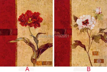 drobė, tapyba raudonos gėlės frameless tapybos Markor stiliaus atgaminti prancūzų stiliaus knygą, tapybos reprodukcijos