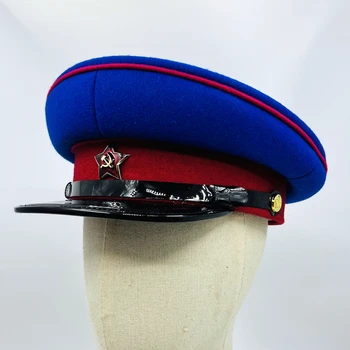 Sovietų Sąjungos Pareigūno Kepurė Vyrams Mėlyna NKVD Vintage Hat