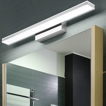 Energijos Taupymo būsena-Modernios LED Veidrodis Šviesos 42-52cm Vandeniui Kosmetikos Akrilo Sienos Lempos Vonios Žibintai sconce lempos šviesos siena