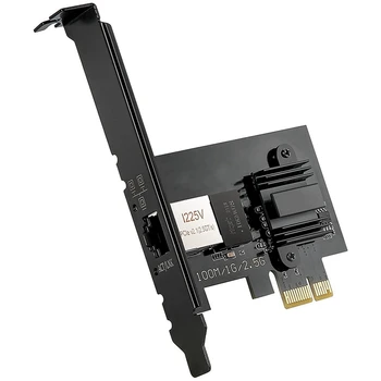 2.5 Gbase-T Tinklo plokštė Pcie I225V 2,5 G/1G/100Mbps PCI Express Gigabit Ethernet Kortele RJ45 LAN Adapteris Keitiklis