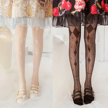 Aukštos kokybės lolita kojinės cosplay plonas lolita kelio kojinių kawaii kojos moterų kojinės