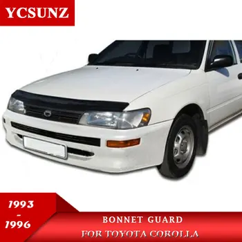 Juoda Variklio Dangčio Apsauga Toyota Corolla 1993 1994 1995 1996 Priedai Klaidą Shield Tonuoti Variklio Dangtis, Apsaugų
