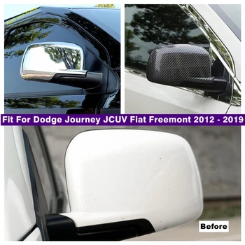 Automobilio galinio vaizdo išoriniai Veidrodėliai Padengti Kepurės Apdaila Dodge Kelionės JCUV Fiat Freemont 2012 - 2019 M., 