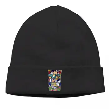 Saint Seiya Skullies Beanies Riteriai Mezgimo Manžetai Skrybėlės Minkštas Beanies Unisex Hip-Hop Kepurės