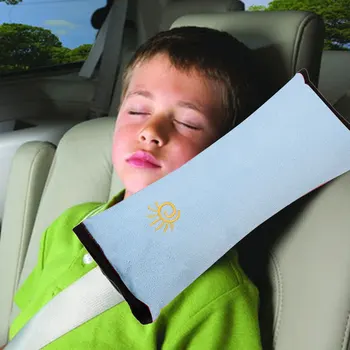 Universalus saugos Diržo Pagalvėlė Automobilių Priedai, saugos Diržų Pagalvės pralaidžios Orui Pliušinis saugos diržų Pečių Pagalvėlė Vaikams Vaikams