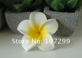 NEMOKAMAS PRISTATYMAS-12pcs Balta Havajų gėlės;Frangipani Putų Plūduriuojantis Gėlių 
