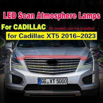 LED FogLights DRL už Cadillac XT5 2016-2023 Šviesos važiavimui Dieną Auto Skenavimo Žibintai, Pradedant Vandeniui Led Lanksti Žibintai