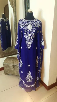Prabangus Apdaras Indo-Pakistano Tradicinis Kostiumas Suknelė Georgette Medžiagos Arabijos Skraiste Indo-Pak Drabužiai