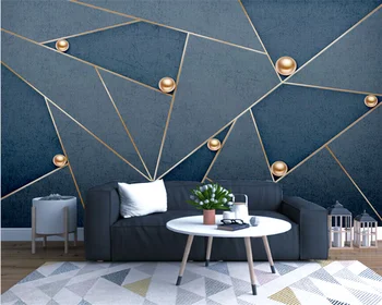 beibehang Individualų naujas, modernus minimalistinio abstrakčios geometrinės linijos šviesos prabangos fone de papel parede tapetai