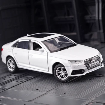 1:32 Audi A4L modeliavimas lydinio automobilio modelio garso ir šviesos žaislas automobilis draugu dovanų kolekciją metalo ornamentais E168