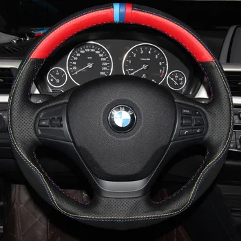 BMW GT 525 X1 X2 X3 X4 X5 X6 7 individualų Ranka prisiūta Verstos Odos Vairas Padengti Interjero Automobilių Reikmenys