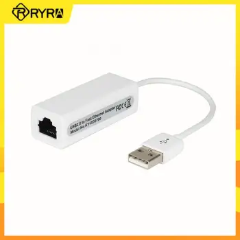 RYRA USB Ethernet Adapter USB 2.0 Laidinio USB Į Rj45 Lan Tinklo plokštė, Skirta PC Nešiojamas 