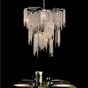 Amerikos kutas kristalų villa kambarį prabangus dekoratyvinis apšvietimas restoranas dizaineris meno liustra