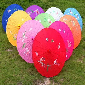 (10 vnt.) Gėlės šokių rekvizitai skėtis vaikams skėtis Kinijos senovės etape skėtis Senovės klasikinės