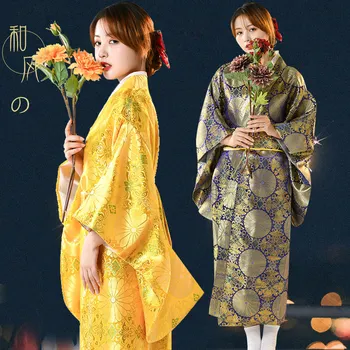 Kostiumas Moterims Japonų Anime Cos Japonų Stiliaus Suknelė Dievas Mergina Pagerino Pižama Tradicinių Foto Kimono Moterų Oficialų Suknelė
