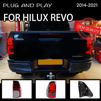Automobilių Hilux 2014-2020 M. Lempų LED Rūko Žibintai Dienos Veikia Šviesos DRL Tuning, Automobilių Reikmenys RevoTail Žibintai