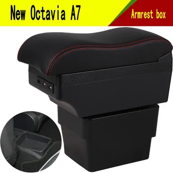 Už Skoda Nauja Octavia A7 porankiu lauke centrinė Parduotuvė turinio dėžutės saugojimo bylos USB sąsaja apdailos priedai 2015-2018