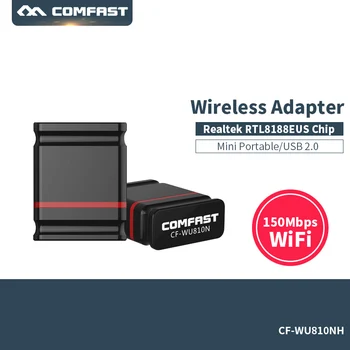 Wi fi адаптер 150Mbps USB WiFi Adapteris Wi-Fi Dongle Belaidžio ryšio Adapteris, Antena Tinklo plokštė Ethernet Imtuvas, wifi Comfast
